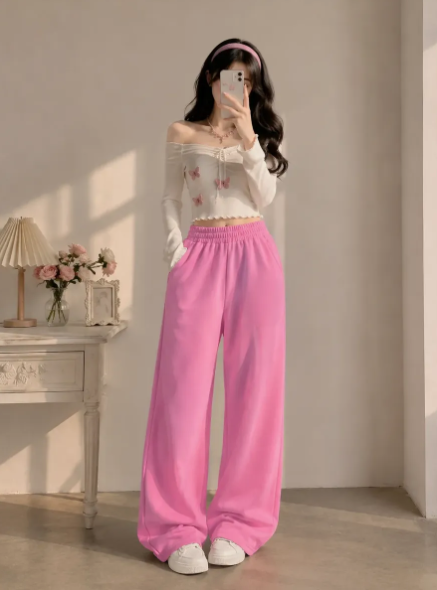 Pants Baggy Oversize Unisex Afelpado Deportivo Unitalla