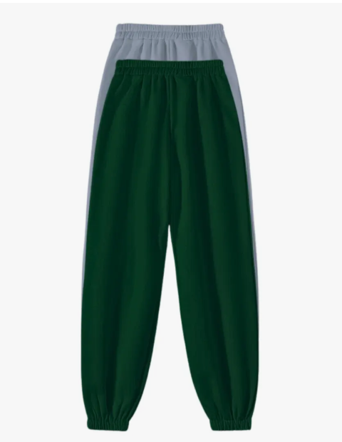 Pants Jogger Deportivo Felpa Varios Colores Comodo 2 Pz