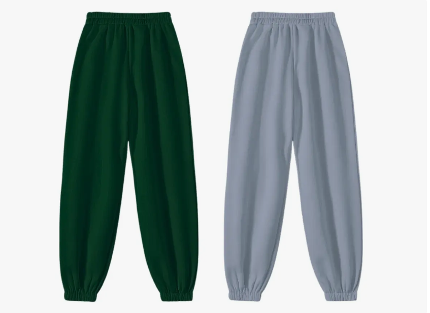Pants Jogger Deportivo Felpa Varios Colores Comodo 2 Pz