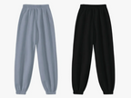 Pants Jogger Deportivo Felpa Varios Colores Comodo 2 Pz